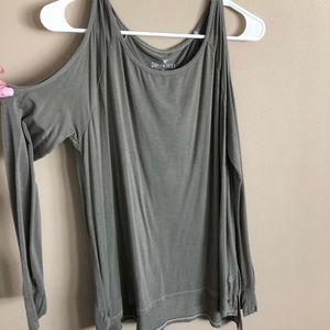 Army green long sleeve shirt